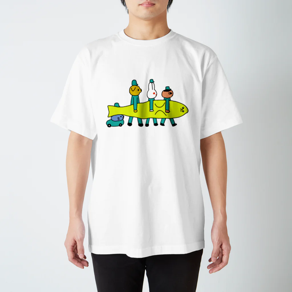 桜のアザラシはこび Regular Fit T-Shirt