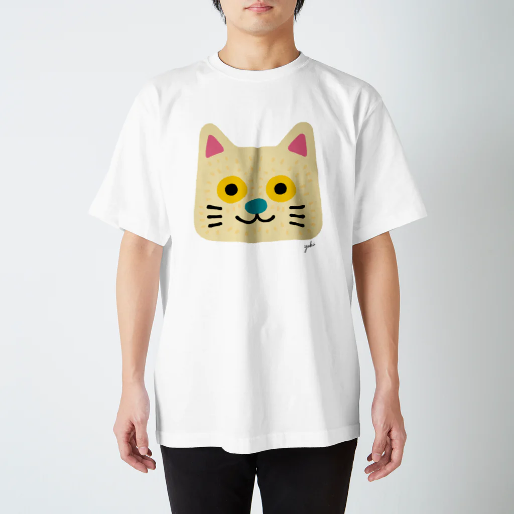 ぽんぽん広場のクリームねこさん スタンダードTシャツ