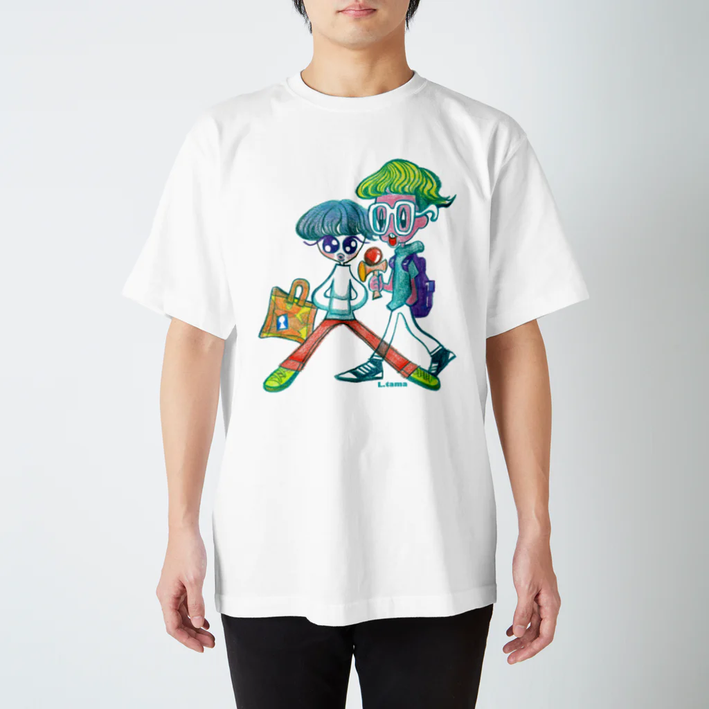 えるたまのけん玉少年 Regular Fit T-Shirt