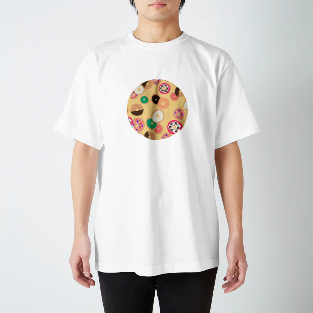 semicolonの揚げたてドーナツ（まる） スタンダードTシャツ