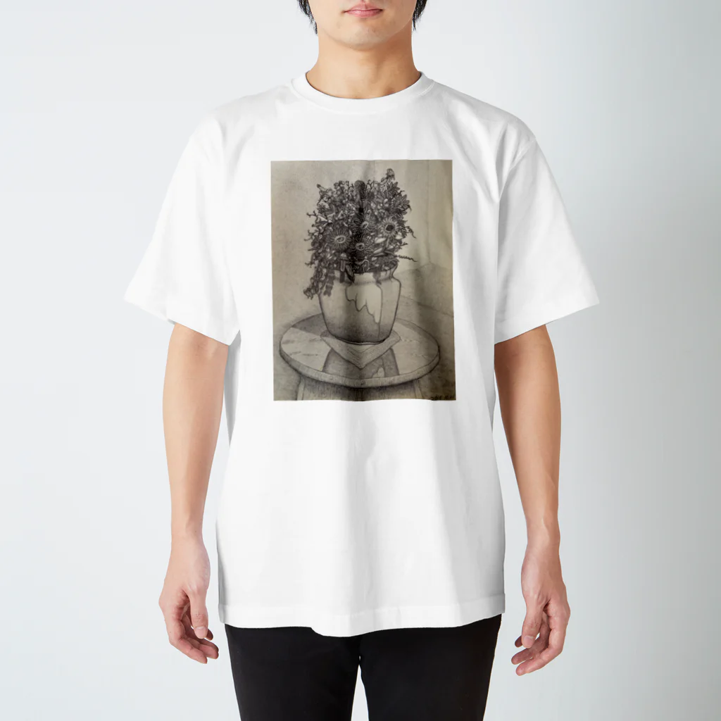 達磨の擬人華 花瓶 Regular Fit T-Shirt