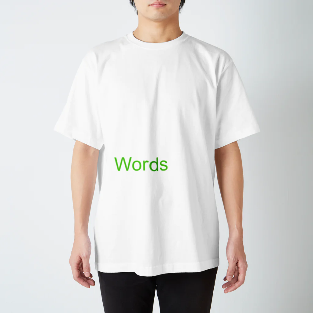 アシベズヘアのActions Speak Louder Than Words Regular Fit T-Shirt