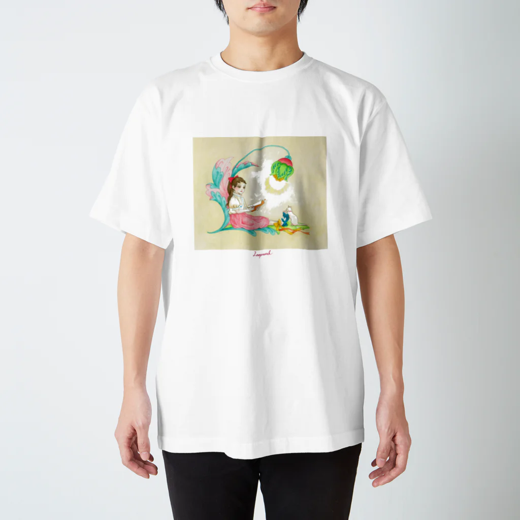 Loopmarkのかまってほしいの🐱 スタンダードTシャツ