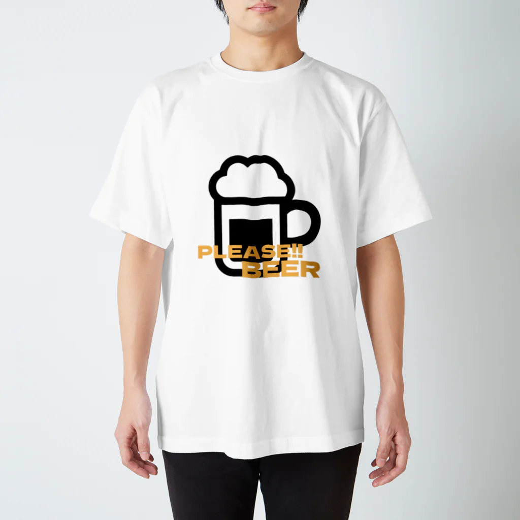 NaoのPleaseシリーズ「BEER」 スタンダードTシャツ