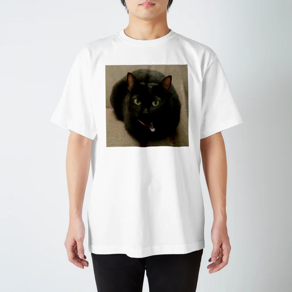 福丸屋の黒猫(くろねこ) Regular Fit T-Shirt