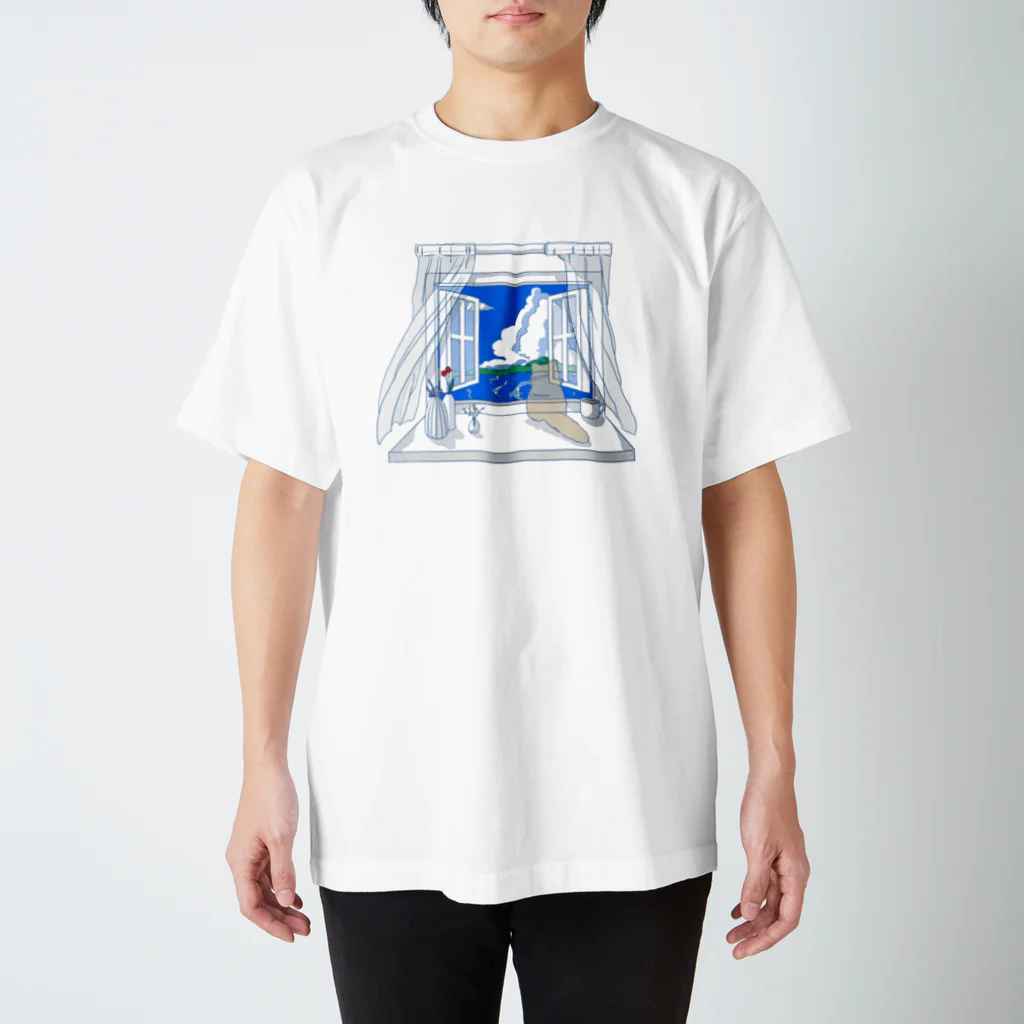 ちまきさん。の窓際のちまきさん Regular Fit T-Shirt