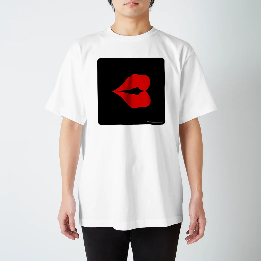 NJima_design_companyのlip スタンダードTシャツ