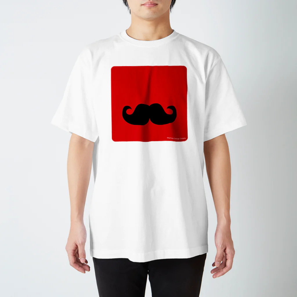 NJima_design_companyのmoustache スタンダードTシャツ