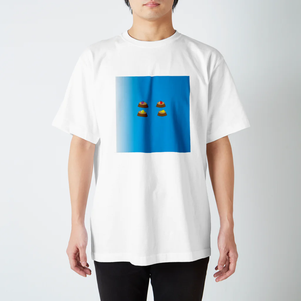 T-自然界デザインショップの果物アクリルブロック Regular Fit T-Shirt