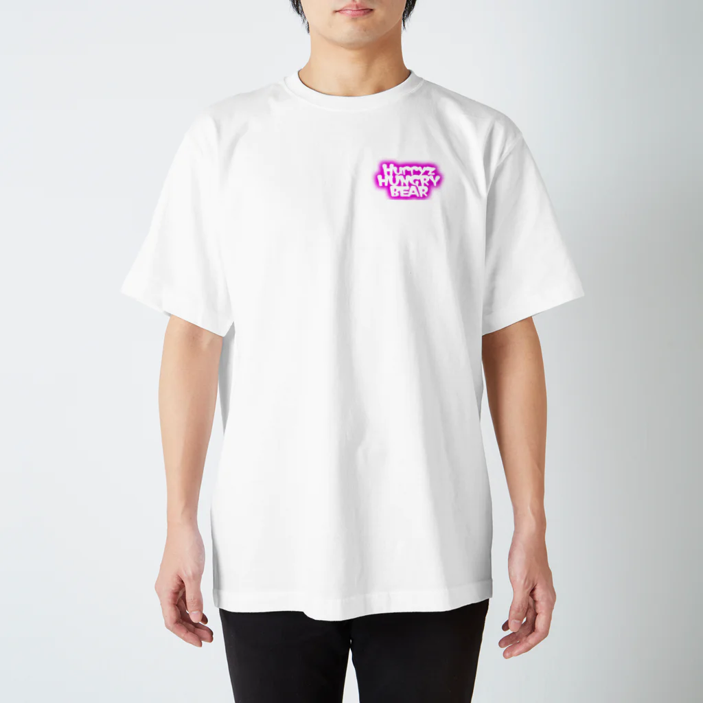 Hurryz HUNGRY BEARのHurryz HUNGRY BEAR ネオンサイン Regular Fit T-Shirt