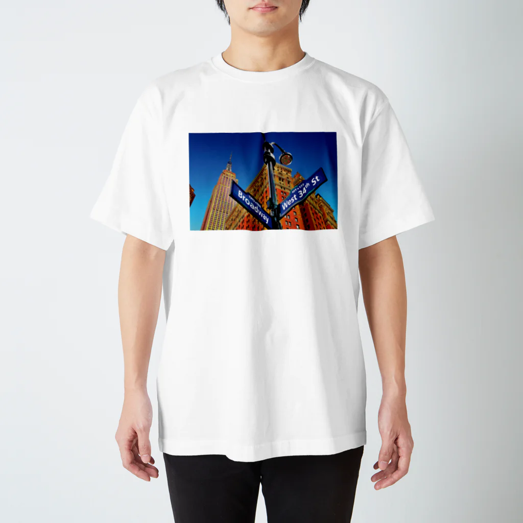 GALLERY misutawoのニューヨーク34thストリート スタンダードTシャツ