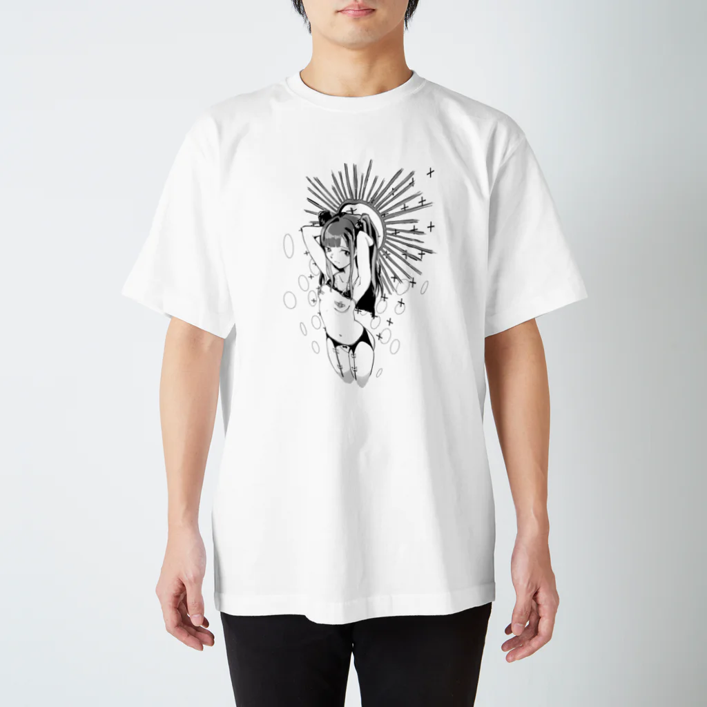 つなちーず屋のつなりんTシャツちゃん スタンダードTシャツ