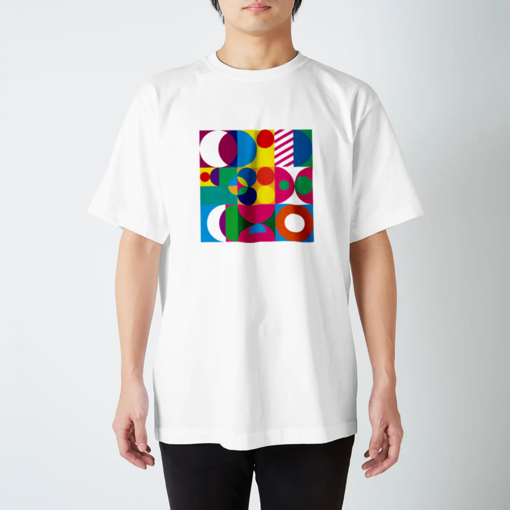 こだまの幾何学タイル スタンダードTシャツ