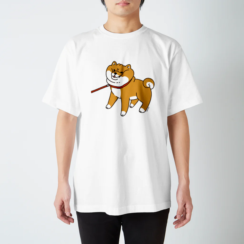 もんとみ | もっちり動物造形作家の散歩から帰りたくない柴犬 Regular Fit T-Shirt