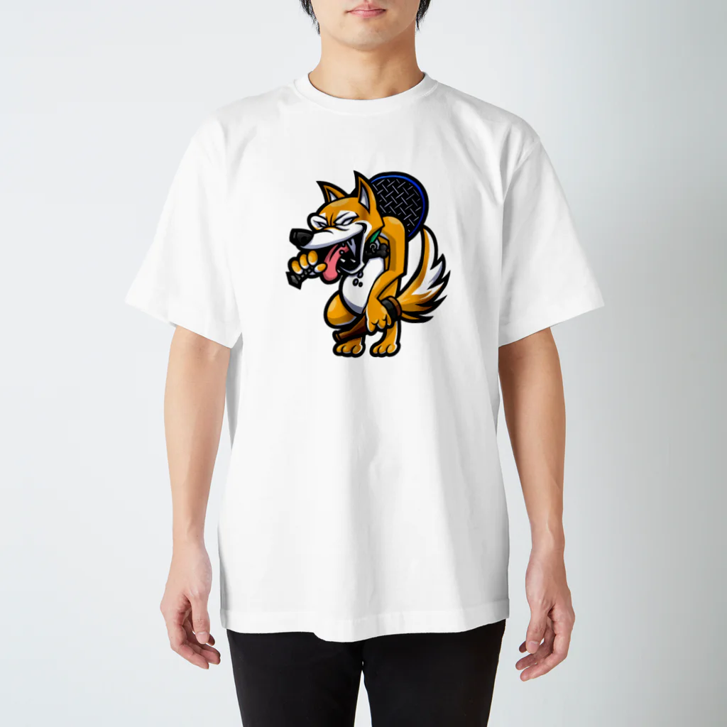 狂犬　尊(タケル)の柴犬TAKERU スタンダードTシャツ