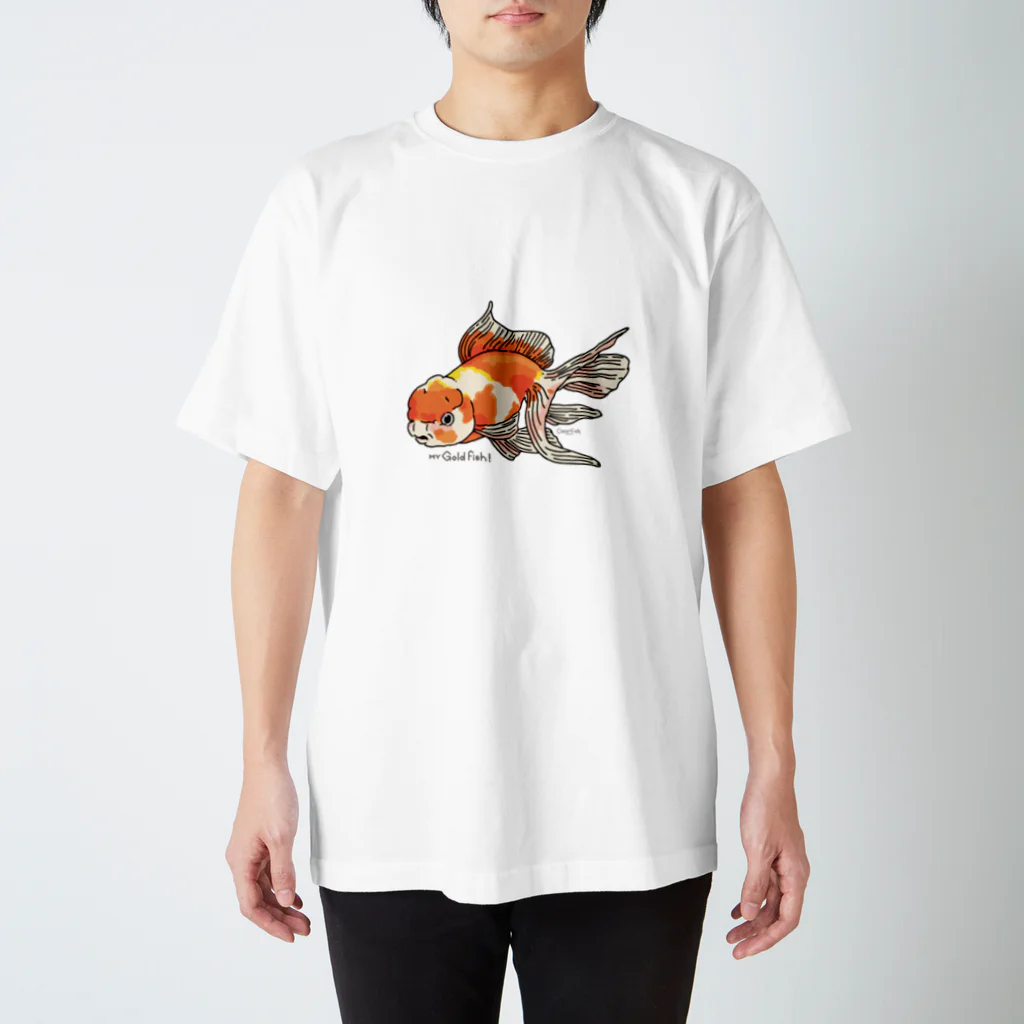 Bear Fish Companyのgold fish 金魚 桜東錦 アメリカン君 スタンダードTシャツ