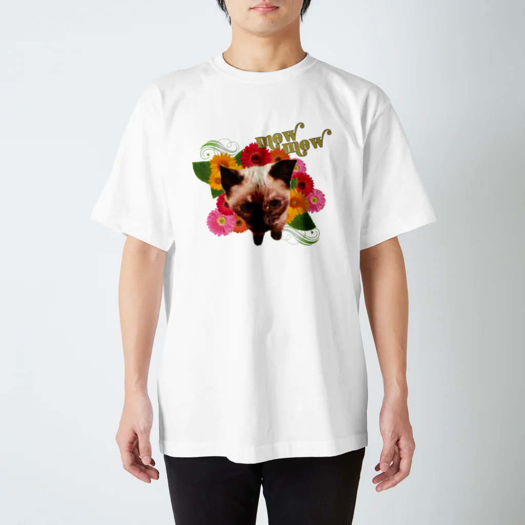 nanatitchのmew mew スタンダードTシャツ