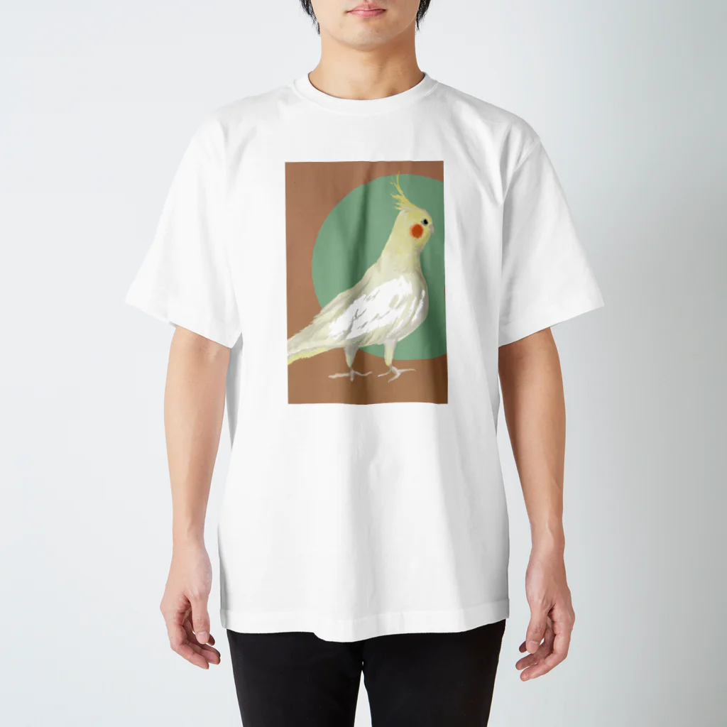 小鳥のおみせやさんのオカメインコ スタンダードTシャツ