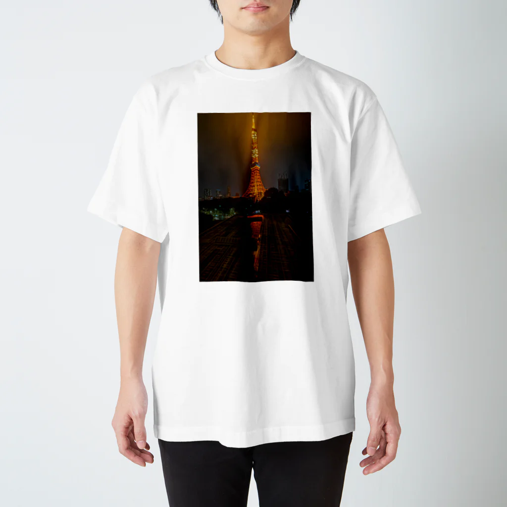 まりも™️のTokyotower  Regular Fit T-Shirt