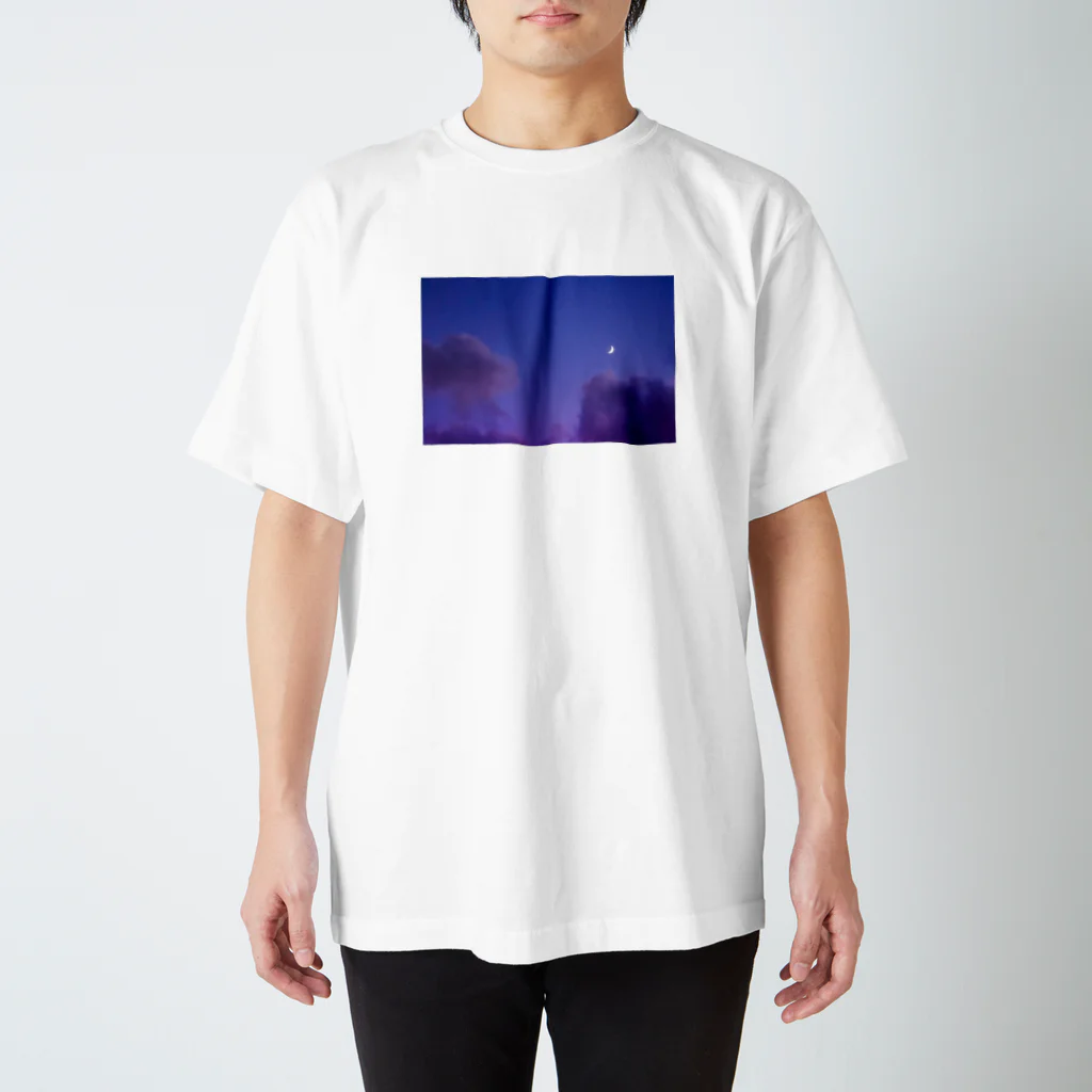 BLUE HOURの宵の空 スタンダードTシャツ