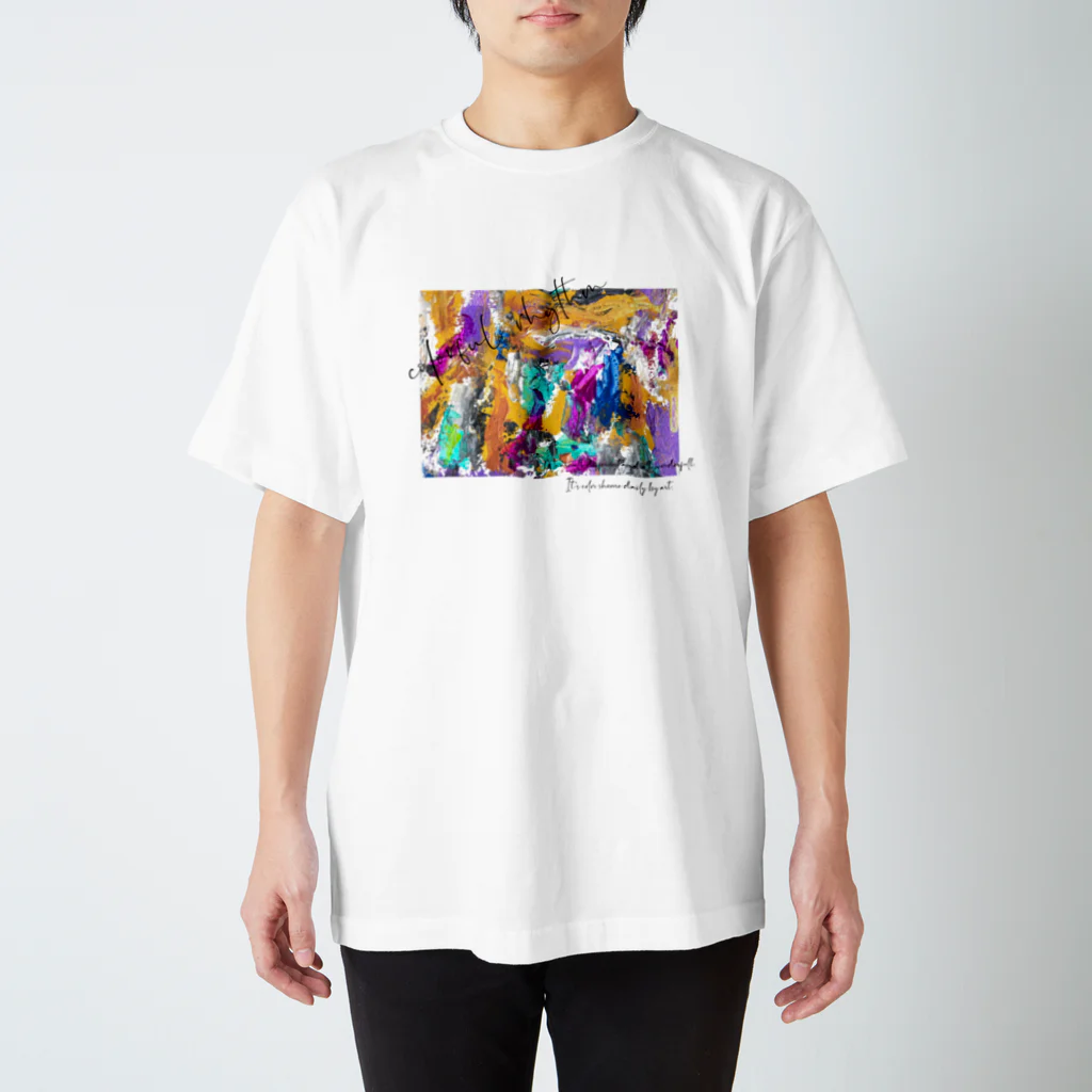 colorful rhythmのautumn（white） スタンダードTシャツ