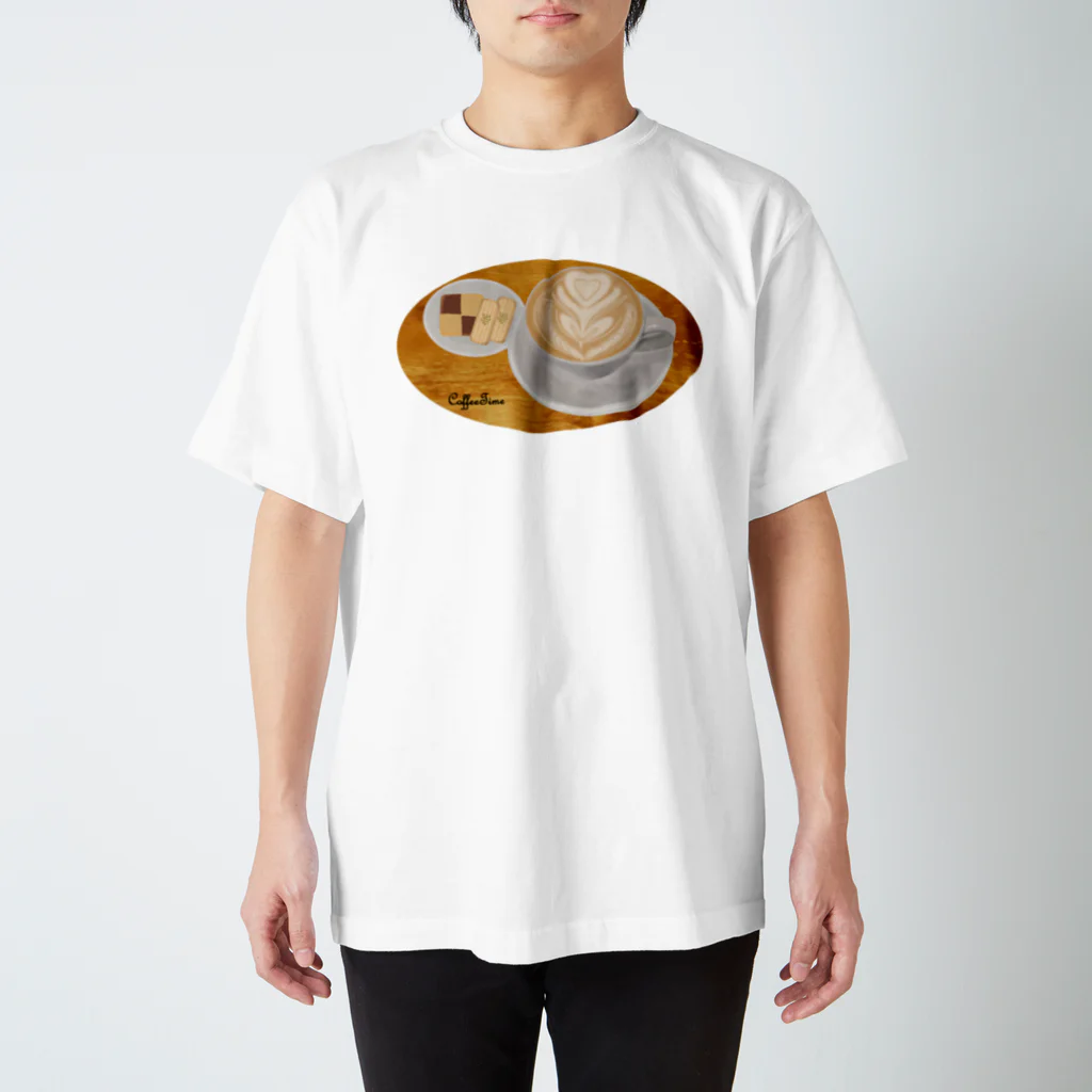 satoharuのハートのラテアート Regular Fit T-Shirt