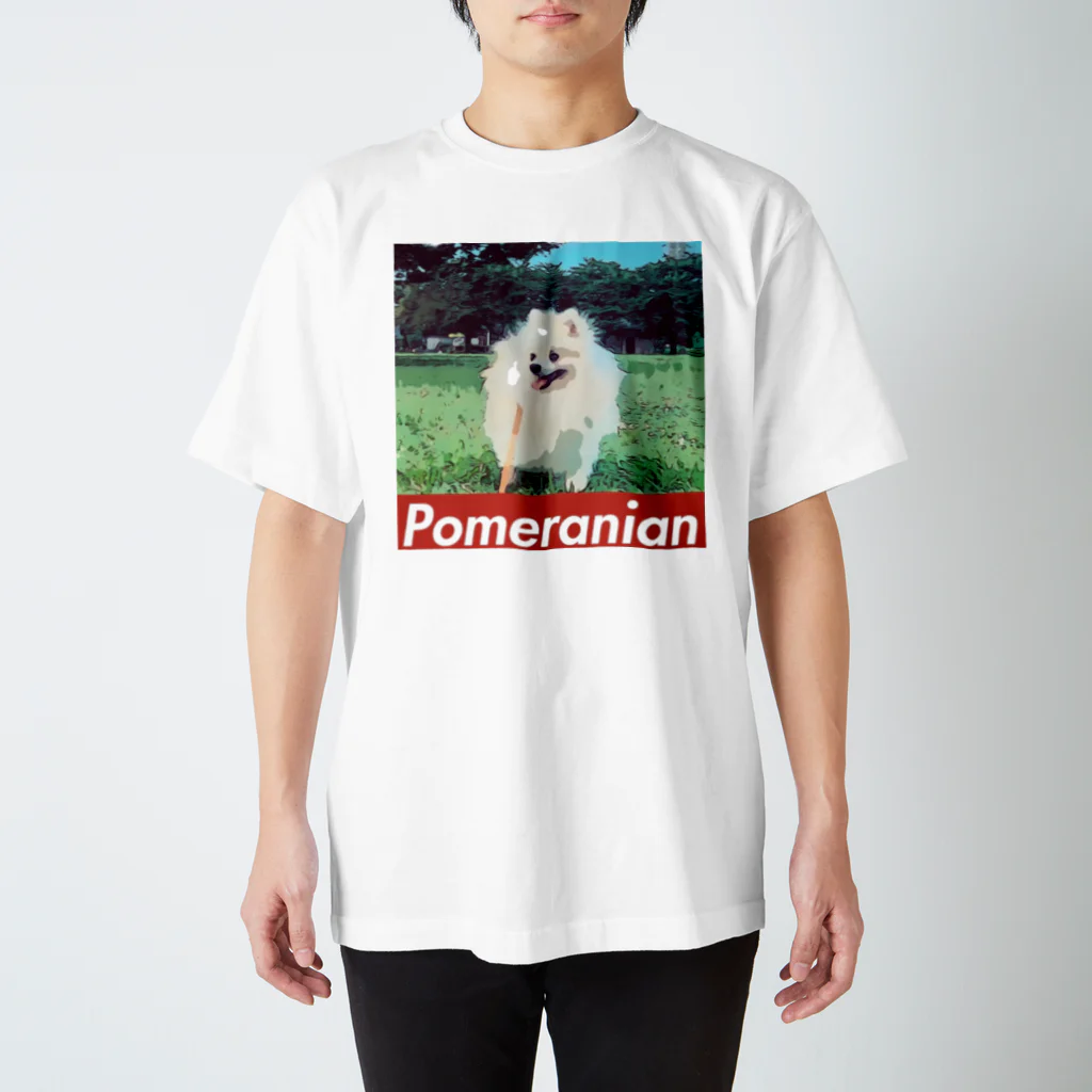 ポメ部のPomeranian park Regular Fit T-Shirt