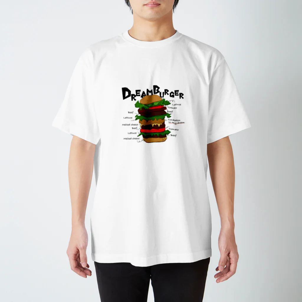 にじいろルークスのDREAM BURGER スタンダードTシャツ