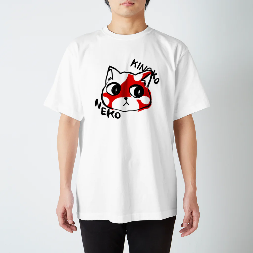 ののきのこ＊のKINOKO NEKO スタンダードTシャツ