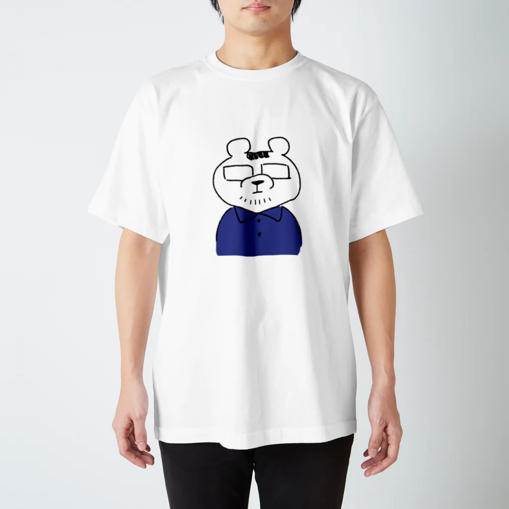 6156_roigoroのパッツンクマのパツクマくん スタンダードTシャツ