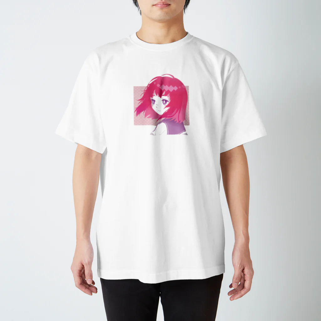 なずなずしょっぷのマゼンタガール スタンダードTシャツ