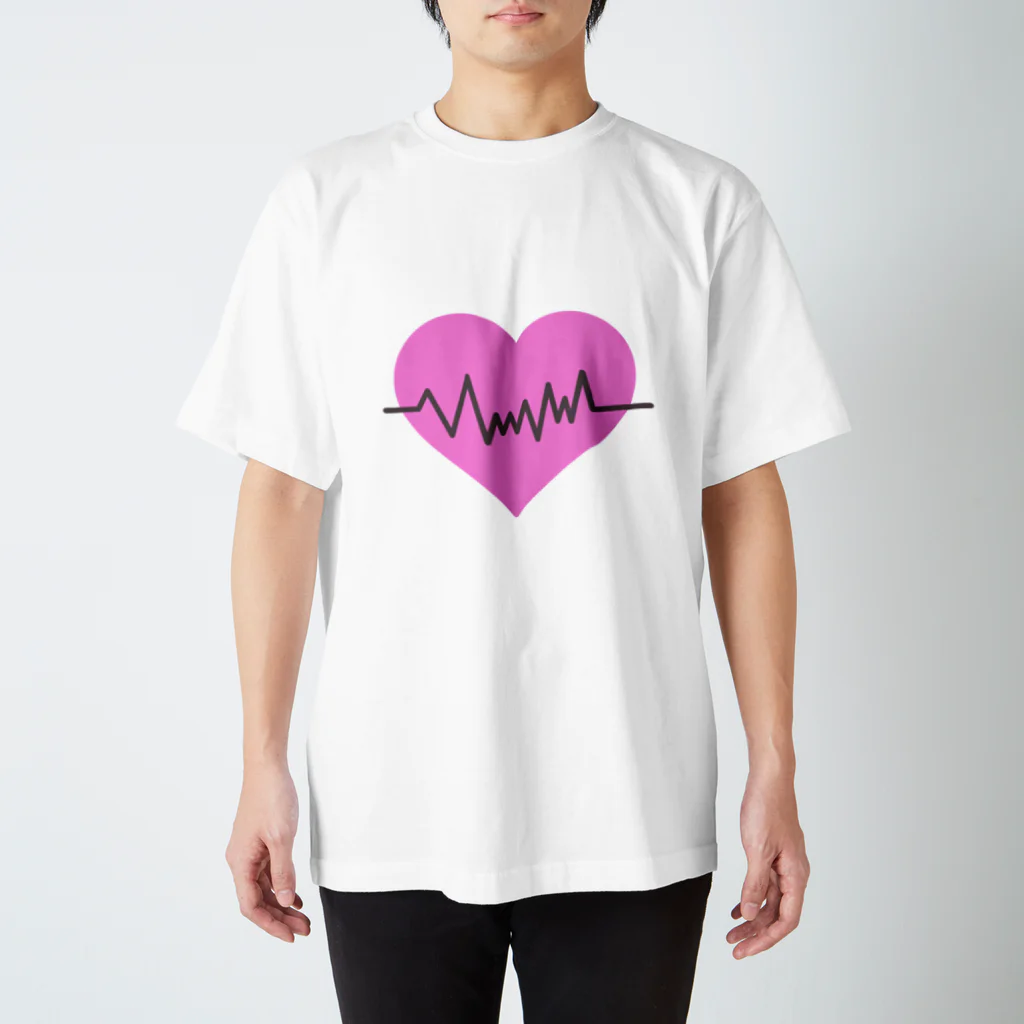 ＰａＮのHeart ECG Regular Fit T-Shirt