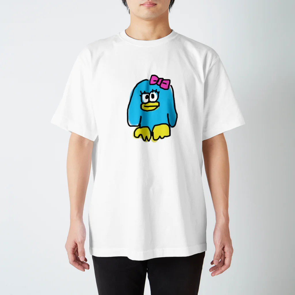 どいそほ動物園のぺ？んぎん子 スタンダードTシャツ