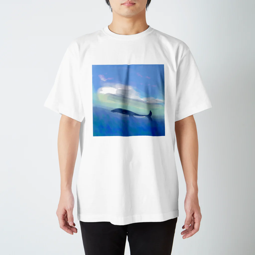 SLOTH STORYのクジラ雲 Regular Fit T-Shirt