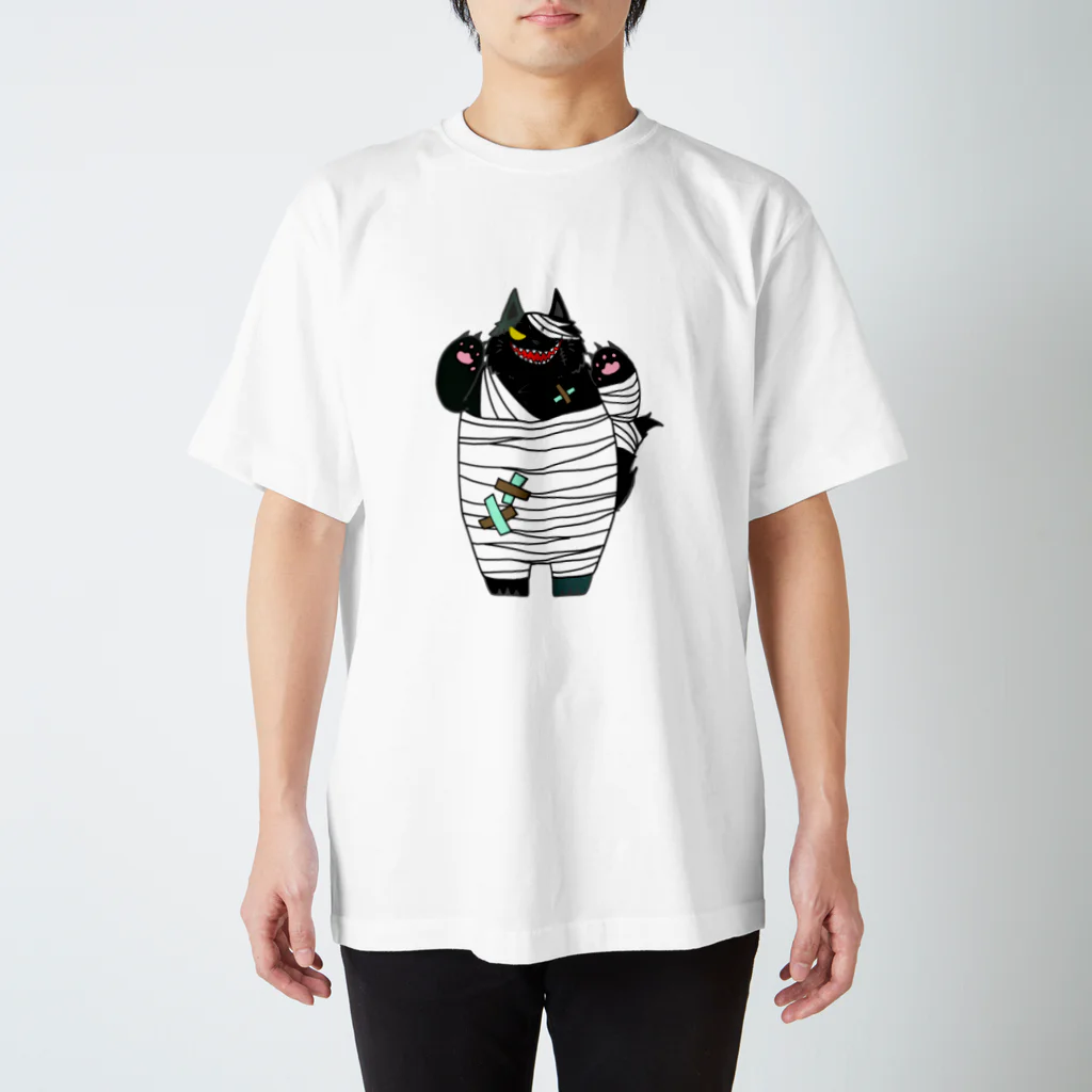 そのへんの黒猫のハロウィンくろねこ スタンダードTシャツ