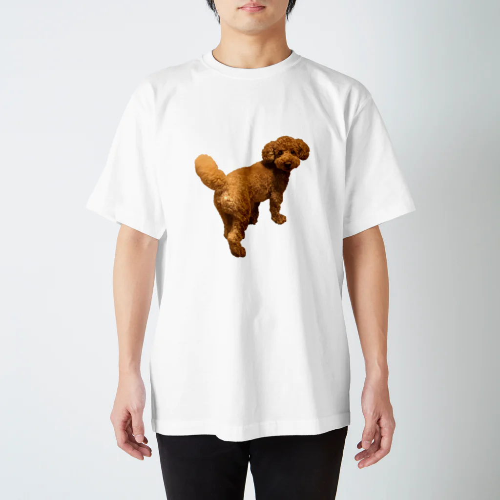 ハニョの振り向き犬 Regular Fit T-Shirt