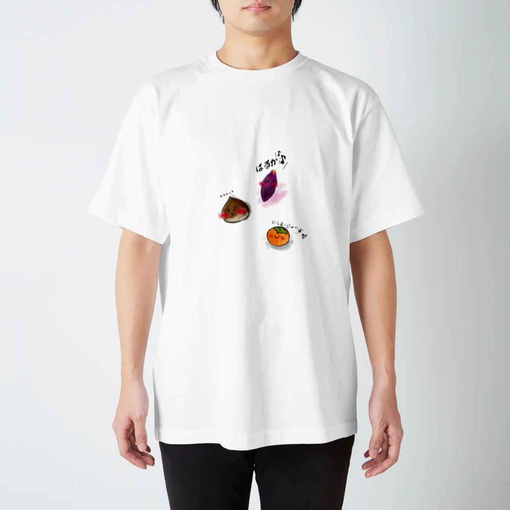 poppo art studioの三人よれば… スタンダードTシャツ