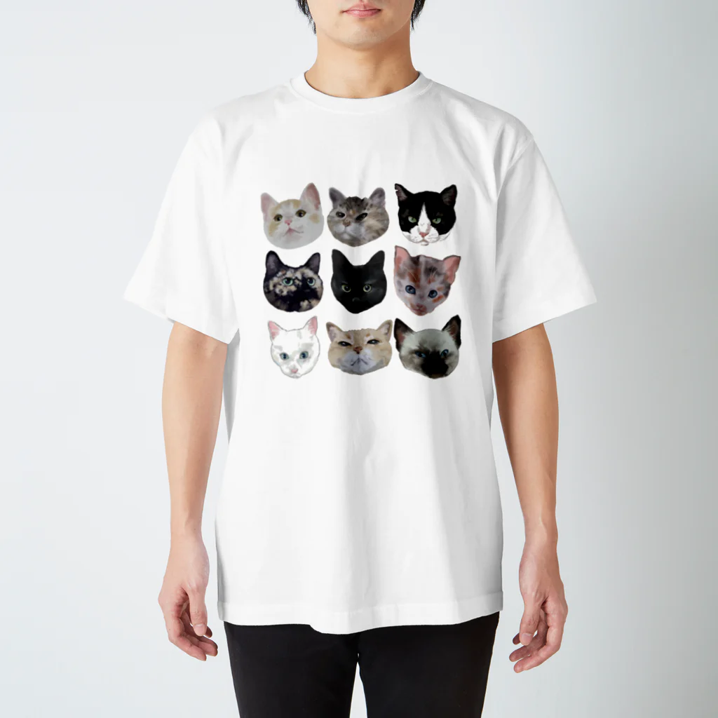 猫とやっし～ぃのアレコレのいろんな猫ちゃん9 Regular Fit T-Shirt