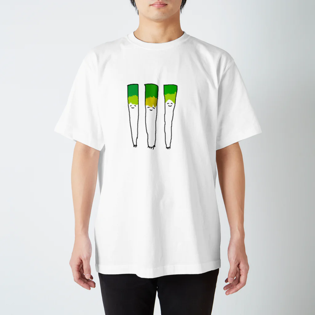 matsunomiの太めの3本ネギ スタンダードTシャツ