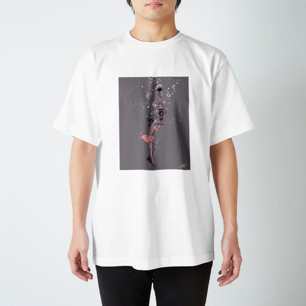 ナナミカンパニーのぐらぐらものとーん Regular Fit T-Shirt