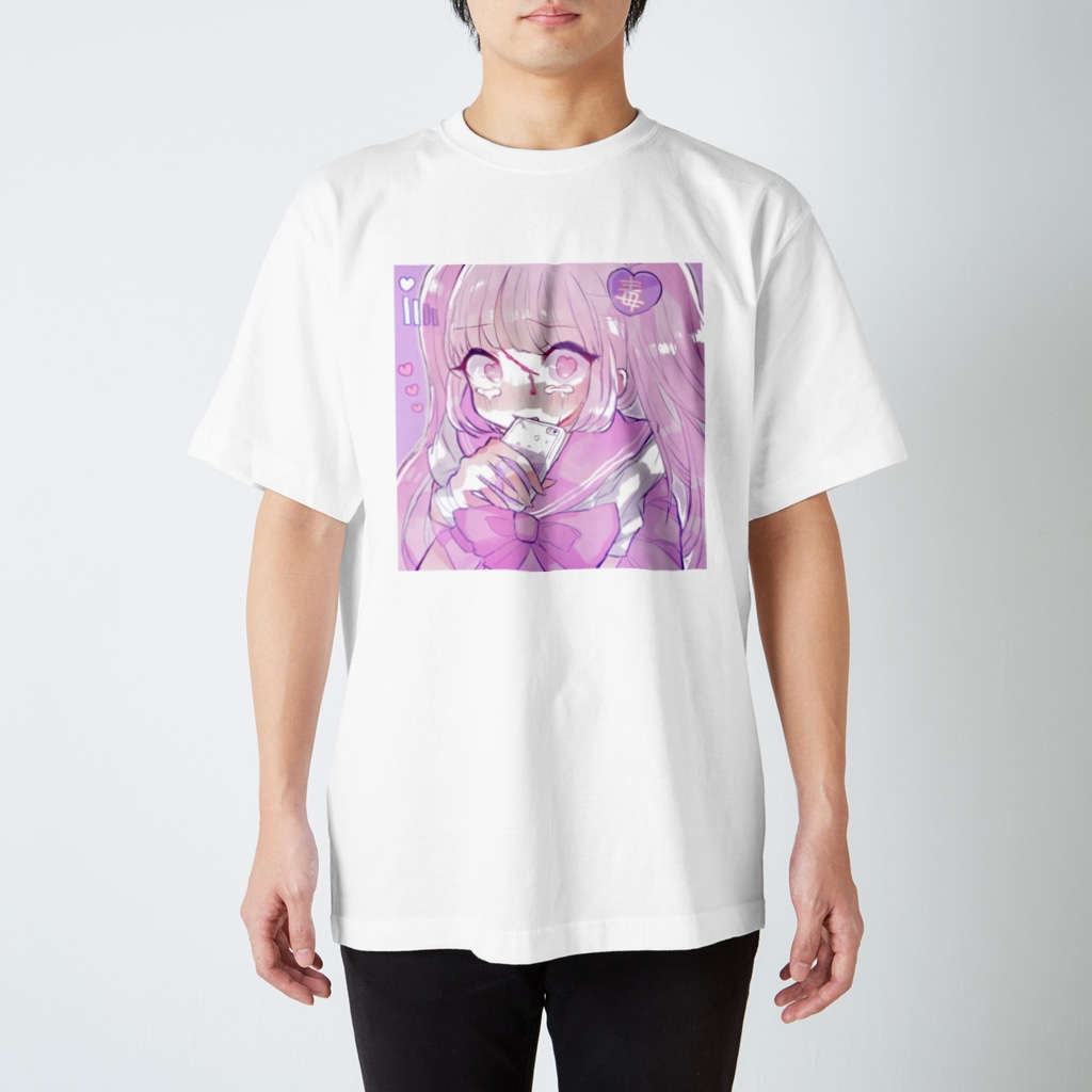 依存 少女 ゆめかわいい あくむ病院 Ryaaaaan のスタンダードtシャツ通販 Suzuri スズリ