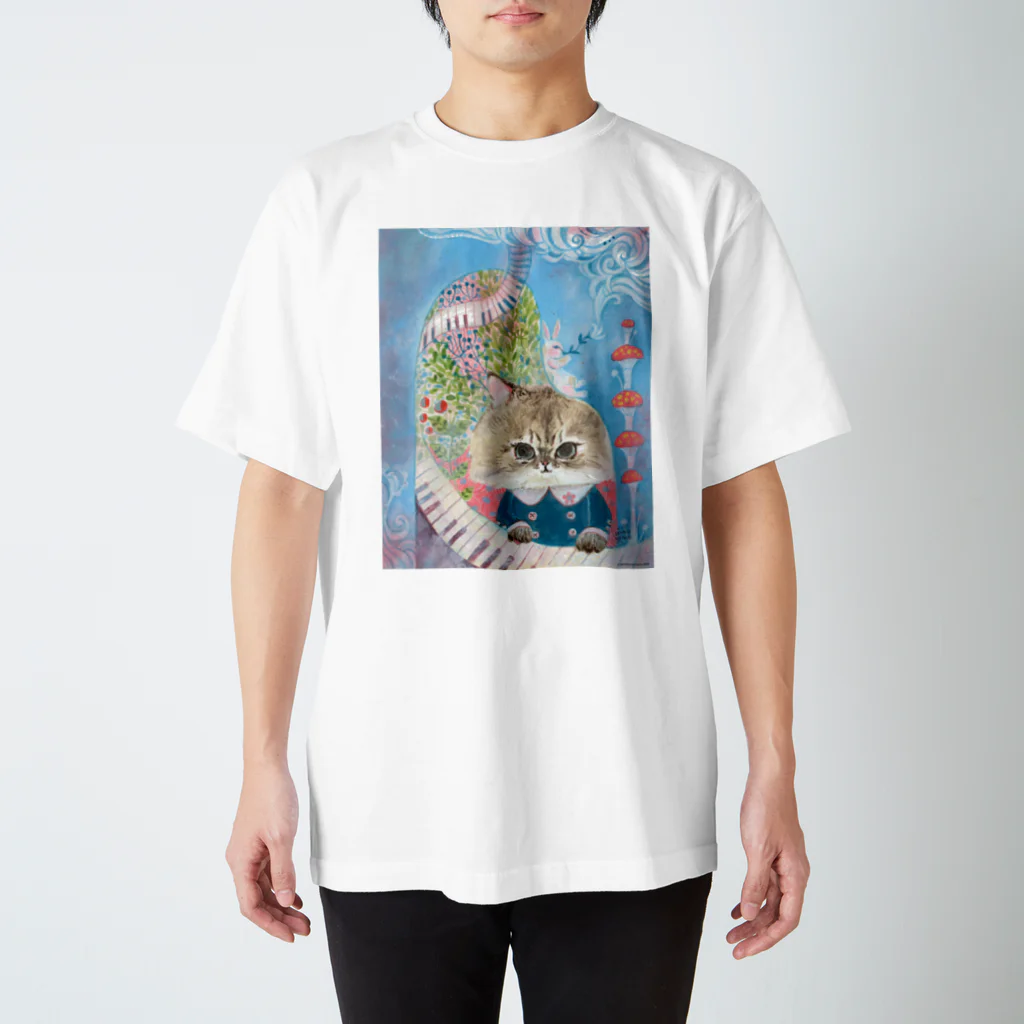 wokasinaiwoのならないピアノ Regular Fit T-Shirt