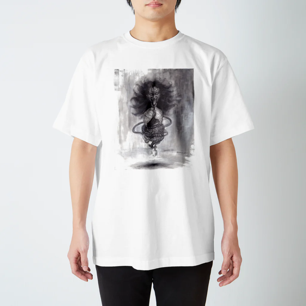 タイランドハイパーリンクス公式ショップのタイの妖怪「ピーガスー」 Regular Fit T-Shirt