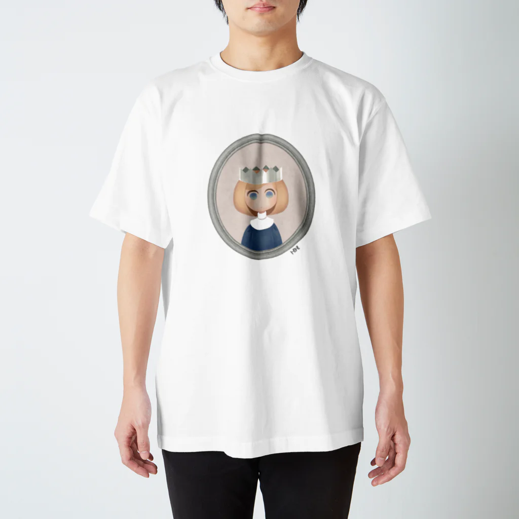 宮崎ひかり WebShopのきみはおうさま - Silver スタンダードTシャツ