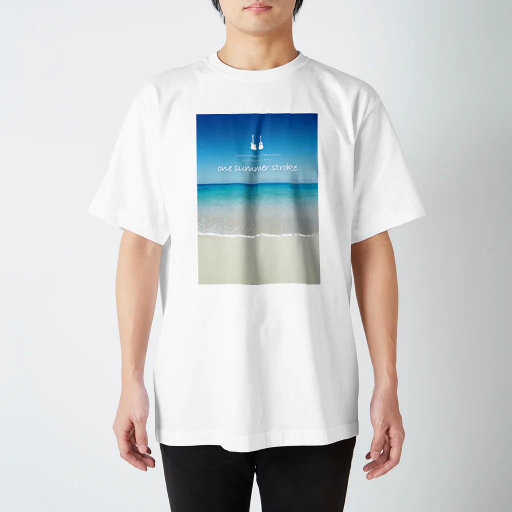 luvcat designの萩原悠ギター教室 ワンサマイメージ(SIDE-SEA) スタンダードTシャツ