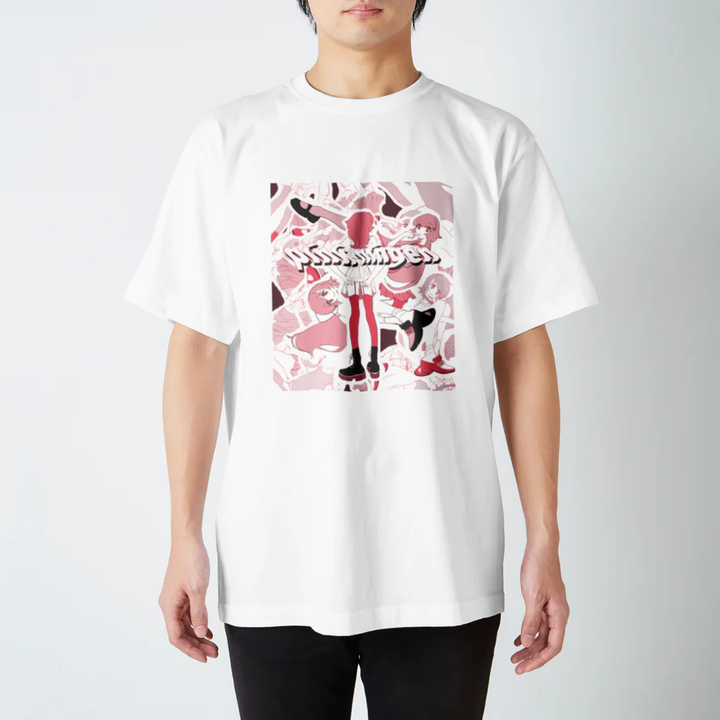 ピンク髪人間、それ以外ものコピペ人間 Regular Fit T-Shirt