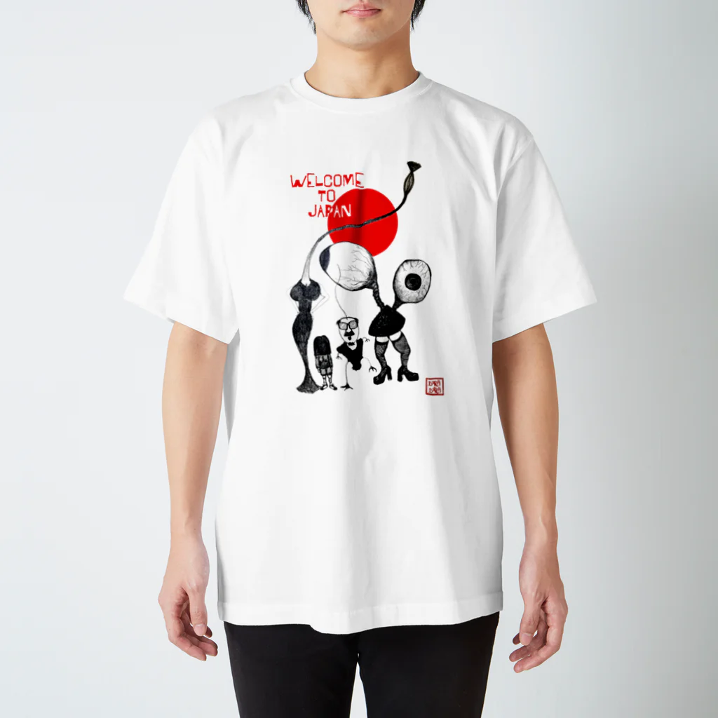 Botchy-Botchy (ボチボチ)のwelcome to Japan スタンダードTシャツ