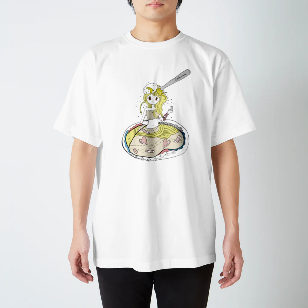 natchan_nyanyanyanのカルボナーラ Regular Fit T-Shirt