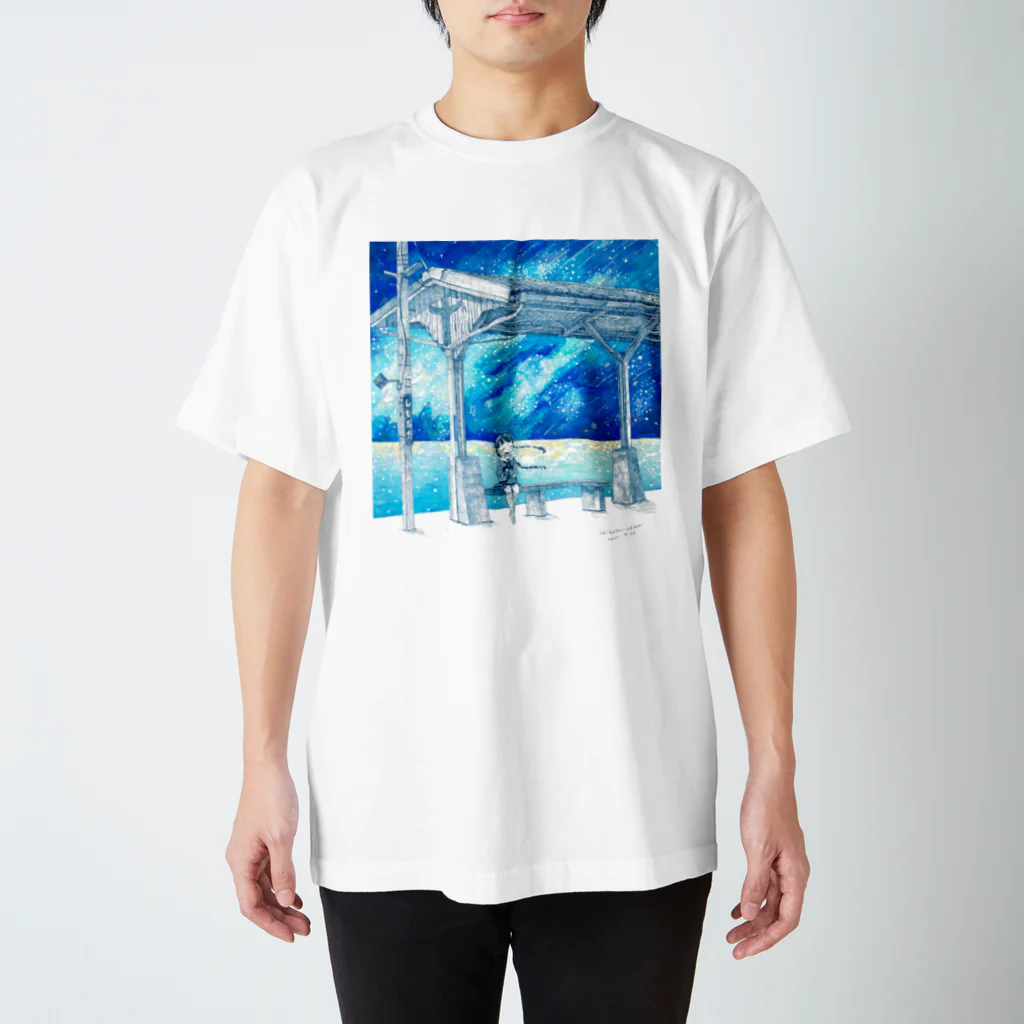 始発ちゃんの星の降る駅 Regular Fit T-Shirt