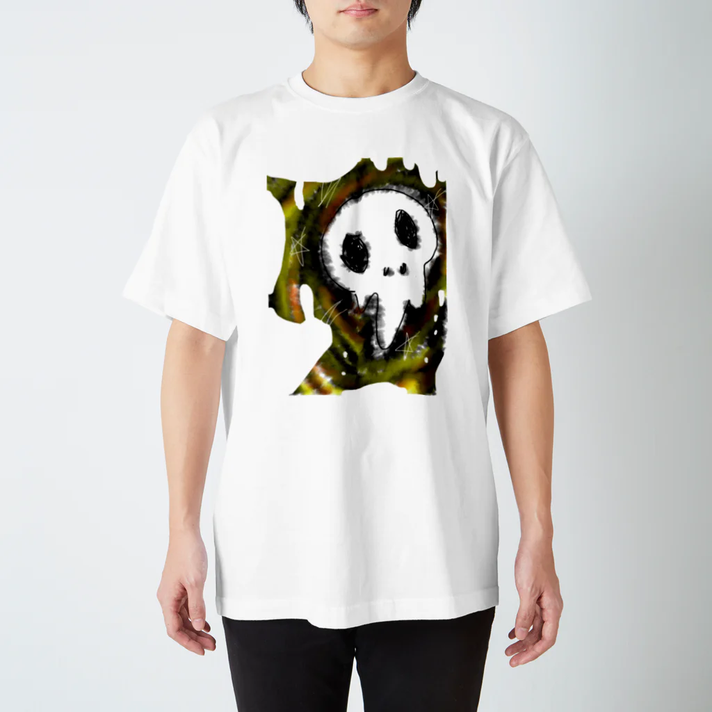 HARUのパズルピースな頭蓋骨 Regular Fit T-Shirt